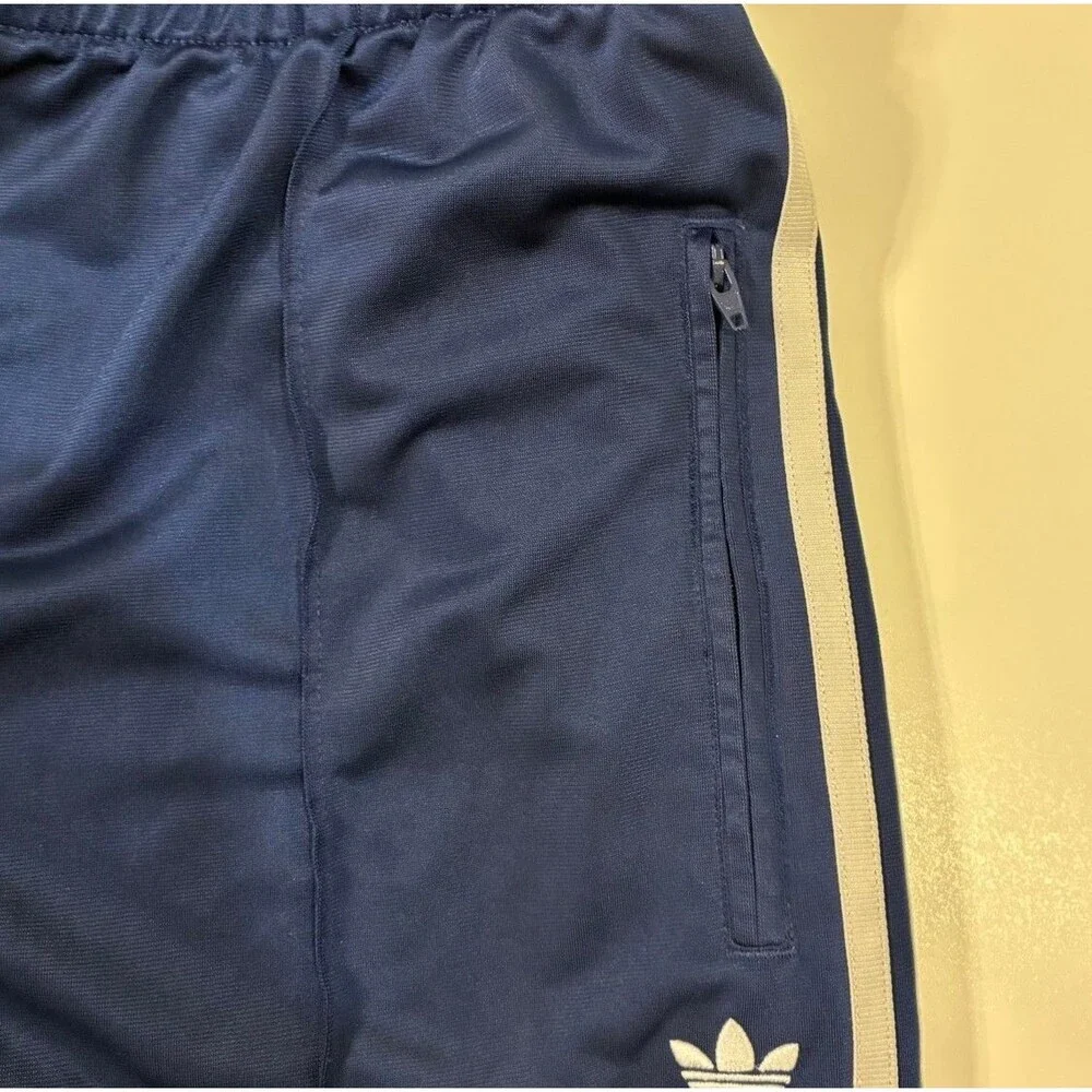 Adidas Originals Trefoil 3-Stripes Track Pants Navy Blue White M